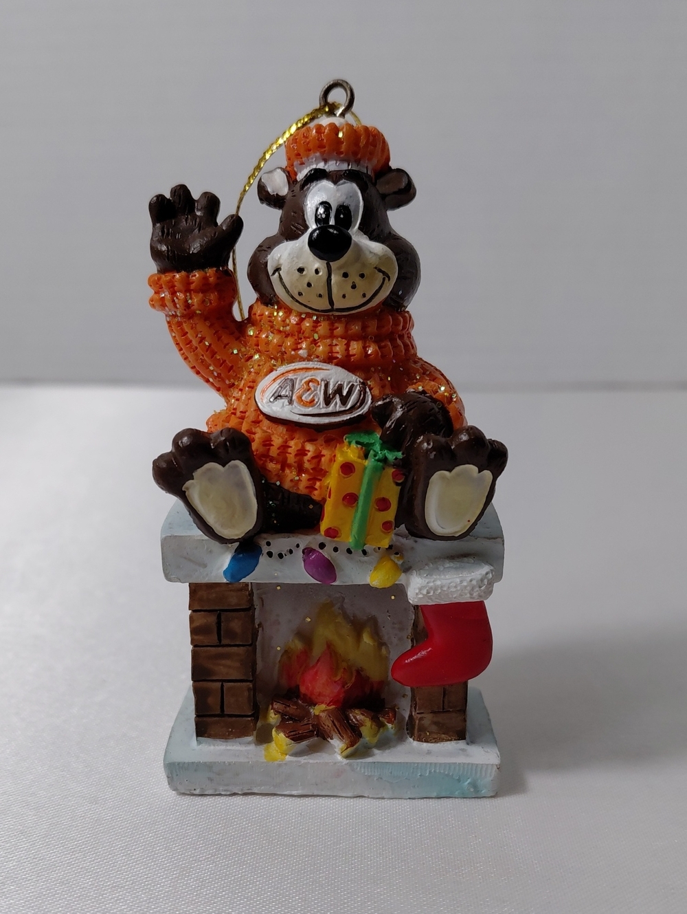 A&W Root Bear Tree Ornament.